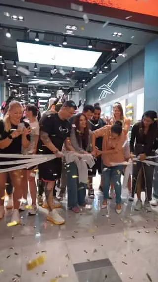 Sportswear store film, video still